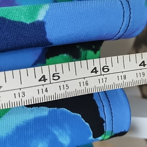 2 PC Perceptions NY Slinky Slip Over Tank Dress & Bolero Jacket  Rose Detail - Picture 7 of 12